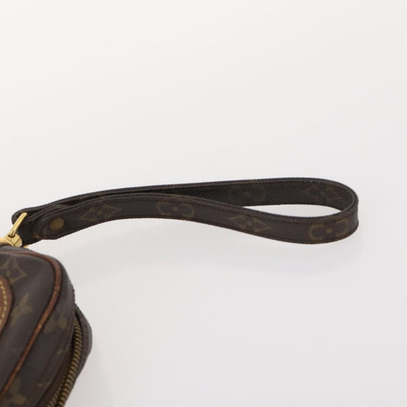 LOUIS VUITTON Monogram Clutch Bag 2 Set LV Auth BA10214