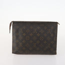 LOUIS VUITTON Monogram Clutch Bag 2 Set LV Auth BA10214-3