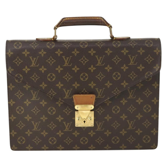 LOUIS VUITTON Monogram Serviette Conseiller Briefcase M53331 LV Auth BA10216