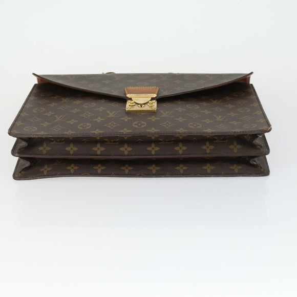 LOUIS VUITTON Monogram Serviette Conseiller Briefcase M53331 LV Auth BA10216