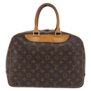 LOUIS VUITTON Monogram Deauville Hand Bag M47270 LV Auth BA10219-3