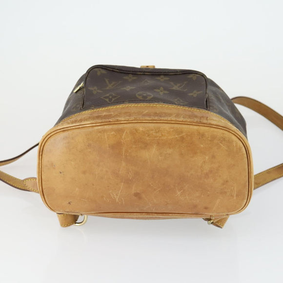 LOUIS VUITTON Monogram Montsouris MM Backpack M51136 LV Auth BA10222
