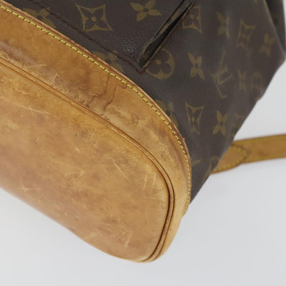 LOUIS VUITTON Monogram Montsouris MM Backpack M51136 LV Auth BA10222