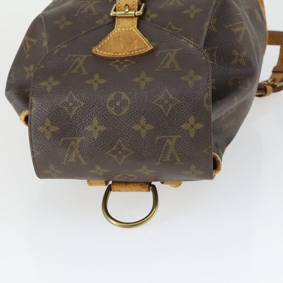 LOUIS VUITTON Monogram Montsouris MM Backpack M51136 LV Auth BA10222