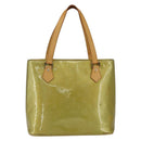 LOUIS VUITTON Monogram Vernis Houston Hand Bag Gris M91053 LV Auth BA10224-13