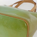 LOUIS VUITTON Monogram Vernis Houston Hand Bag Baby Blue M91005 LV Auth BA10225-9