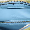 LOUIS VUITTON Monogram Vernis Houston Hand Bag Baby Blue M91005 LV Auth BA10225-10