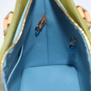 LOUIS VUITTON Monogram Vernis Houston Hand Bag Baby Blue M91005 LV Auth BA10225-20