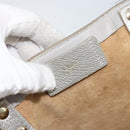 Chloe Tote Bag Leather Silver Auth BA10228-18