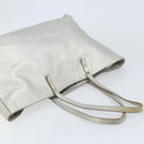 Chloe Tote Bag Leather Silver Auth BA10228-6