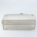 Chloe Tote Bag Leather Silver Auth BA10228-5