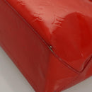 LOUIS VUITTON Monogram Vernis Reade PM Hand Bag Red Rouge M91088 LV Auth BA1023-15
