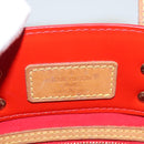 LOUIS VUITTON Monogram Vernis Reade PM Hand Bag Red Rouge M91088 LV Auth BA1023-18