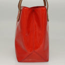 LOUIS VUITTON Monogram Vernis Reade PM Hand Bag Red Rouge M91088 LV Auth BA1023-4