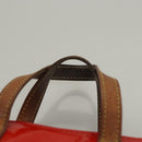 LOUIS VUITTON Monogram Vernis Reade PM Hand Bag Red Rouge M91088 LV Auth BA1023-8