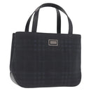 BURBERRY Nova Check Hand Bag PVC Brown Auth BA10231-1