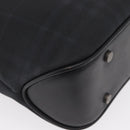 BURBERRY Nova Check Hand Bag PVC Brown Auth BA10231-15