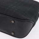 BURBERRY Nova Check Hand Bag PVC Brown Auth BA10231-16