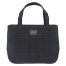BURBERRY Nova Check Hand Bag PVC Brown Auth BA10231-13