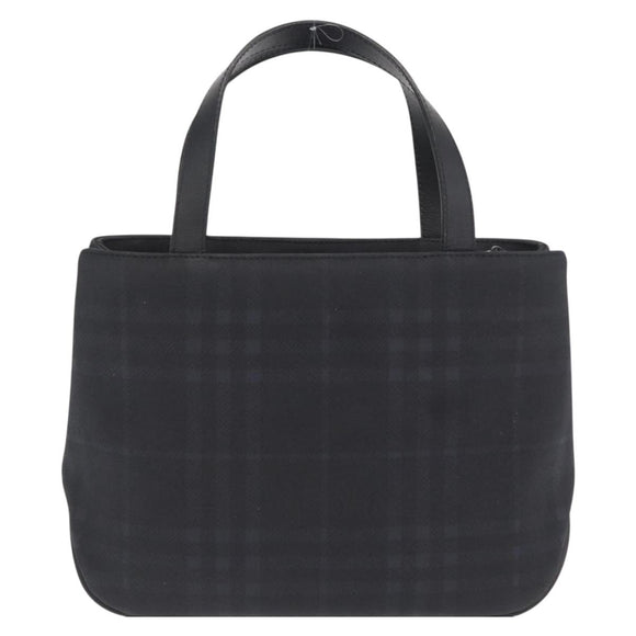 BURBERRY Nova Check Hand Bag PVC Brown Auth BA10231
