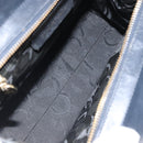 Salvatore Ferragamo Shoulder Bag Leather Navy Gold Auth BA10232-11