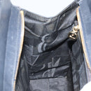 Salvatore Ferragamo Shoulder Bag Leather Navy Gold Auth BA10232-19