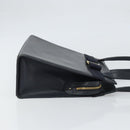 Salvatore Ferragamo Shoulder Bag Leather Navy Gold Auth BA10232-3