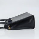 Salvatore Ferragamo Shoulder Bag Leather Navy Gold Auth BA10232-4