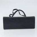 Salvatore Ferragamo Shoulder Bag Leather Navy Gold Auth BA10232-5