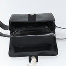 Salvatore Ferragamo Shoulder Bag Patent leather Black Silver Auth BA10238-15