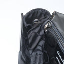 Salvatore Ferragamo Shoulder Bag Patent leather Black Silver Auth BA10238-19
