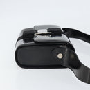 Salvatore Ferragamo Shoulder Bag Patent leather Black Silver Auth BA10238-4
