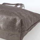 GUCCI GG Implementation Tote Bag Gray Silver 231120 Auth BA10239-12