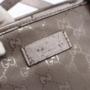 GUCCI GG Implementation Tote Bag Gray Silver 231120 Auth BA10239-14