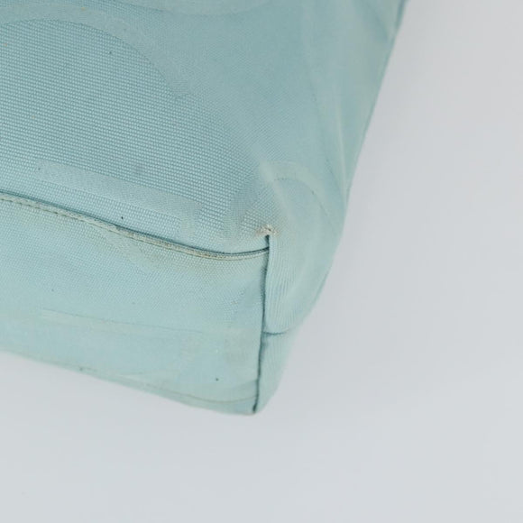GUCCI Tote Bag Canvas Light Blue 123439 Auth BA10240