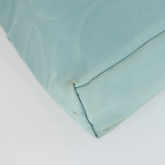 GUCCI Tote Bag Canvas Light Blue 123439 Auth BA10240