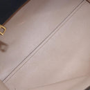 Chloe Tote Bag Leather Navy Gold Auth BA10243-11