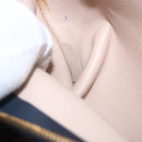 Chloe Tote Bag Leather Navy Gold Auth BA10243-12