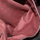 Chloe Victoria Hand Bag Leather 2way Black Gold Auth BA10246-20