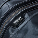 FENDI Hand Bag Nylon Black Silver Auth BA10247-10