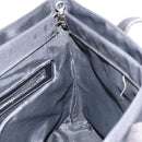 FENDI Hand Bag Nylon Black Silver Auth BA10247-17