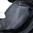 FENDI Hand Bag Nylon Black Silver Auth BA10247-12