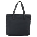 FENDI Hand Bag Nylon Black Silver Auth BA10247-2
