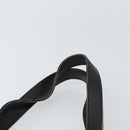FENDI Hand Bag Nylon Black Silver Auth BA10247-8