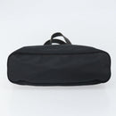 FENDI Hand Bag Nylon Black Silver Auth BA10247-5