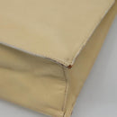 GUCCI Hand Bag Leather Beige Gold Auth BA1025-9