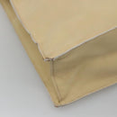 GUCCI Hand Bag Leather Beige Gold Auth BA1025-16