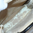 GUCCI Hand Bag Leather Beige Gold Auth BA1025-11