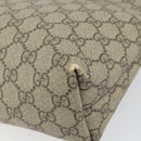 GUCCI GG Supreme Tote Bag PVC Beige 211138 Auth BA10250-12