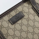GUCCI GG Supreme Tote Bag PVC Beige 211138 Auth BA10250-14